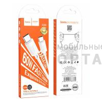 Кабель Type-c to Type-c HOCO X88 Gratified, 1.0м, круглый, 2.4A, силикон, PD60W, цвет: белый упакован (1/1000) Кабель Type-c to Type-c HOCO X88 Gratified, 1.0м, круглый, 2.4A, силикон, PD60W, цвет: белый упакован (1/1000)