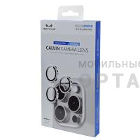 Защитное стекло на камеру KEEPHONE CALVIN, iPhone 16 Pro (6.3), Silver Защитное стекло на камеру KEEPHONE CALVIN, iPhone 16 Pro (6.3), Silver