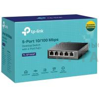 Коммутатор TP-Link TL-SF1005P 5x100Mb 4PoE 58W неуправляемый