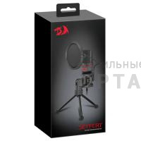 Стрим игровой микрофон Redragon Seyfert GM100 3.5 мм, кабель 1.5 м (1/40)