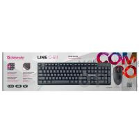 Клавиатура+Мышь Defender Line C-511 RU,1.8м, черный (1/20) Клавиатура+Мышь Defender Line C-511 RU,1.8м, черный (1/20)